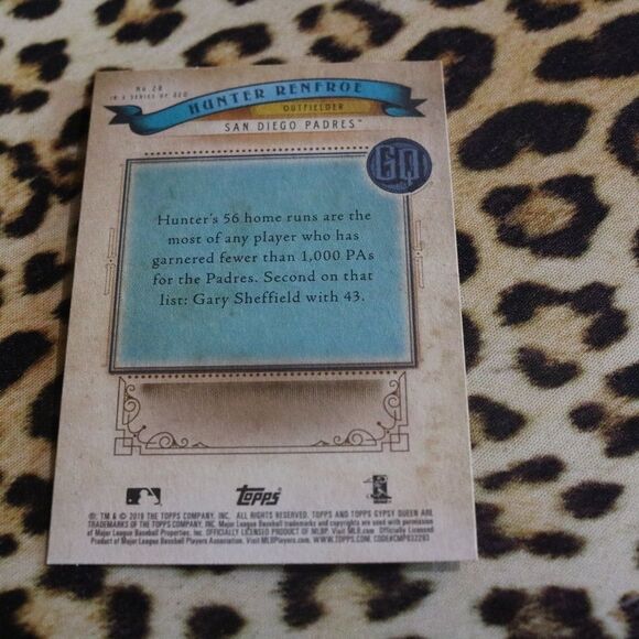 Hunter Renfroe #28 Baseball Card - Picture 2 of 2